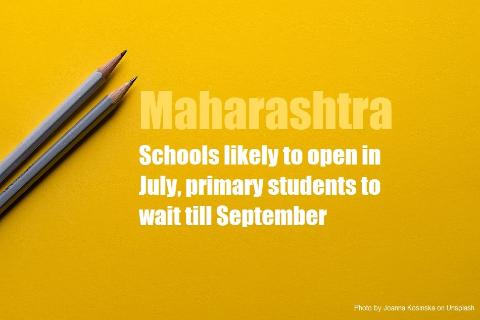 Maharashtra likely to open schools in July, primary students to wait till September