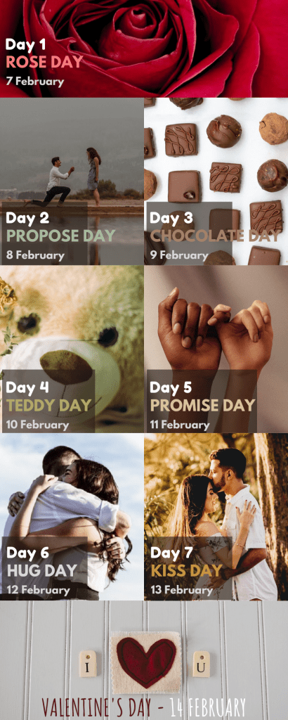 Days of Valentine Week: Valentine’s Week Days’ List and Celebration Ideas