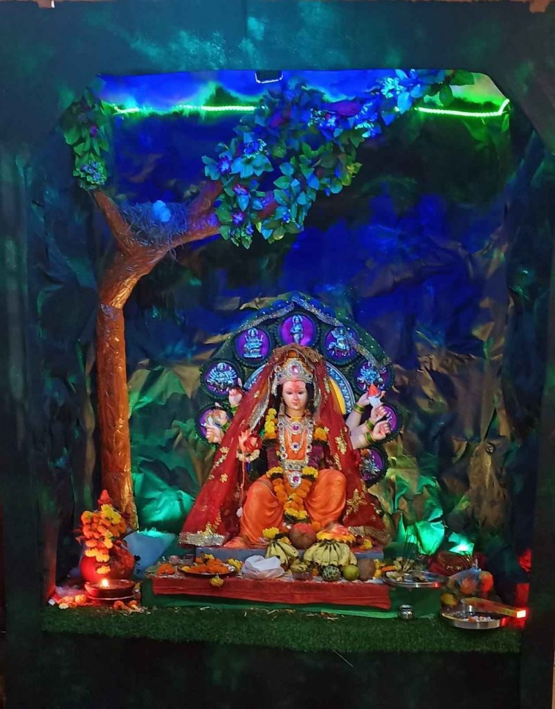 Glimpse of Navratri celebrations in Navi Mumbai 2021 - Jay Ambe Mitra Mandal, Turbhe Store