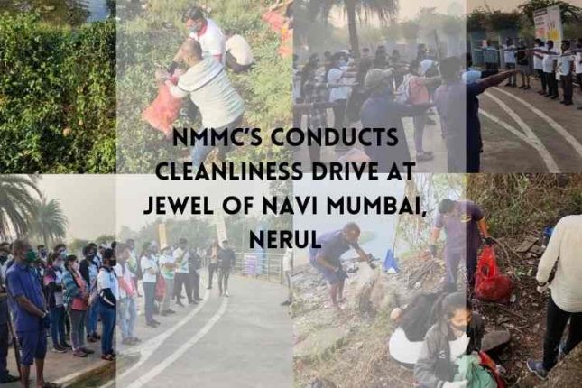 NMMC conducts cleanliness drive at Jewel of Navi Mumbai