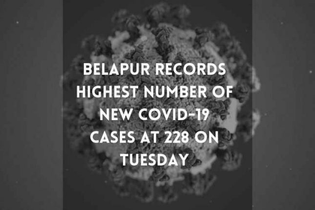 Belapur records highest number of new covid-19 cases at 228 on Tuesday
