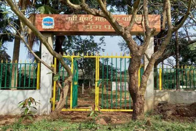 Vashi dog park finally opens it's gates