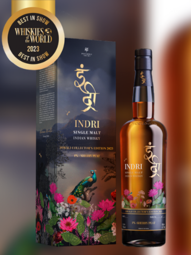 Indri Whiskey wins ‘World’s Finest Whisky’ title at the 2023 Whiskies of the World Awards